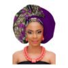 African printed cotton turban - Image 7