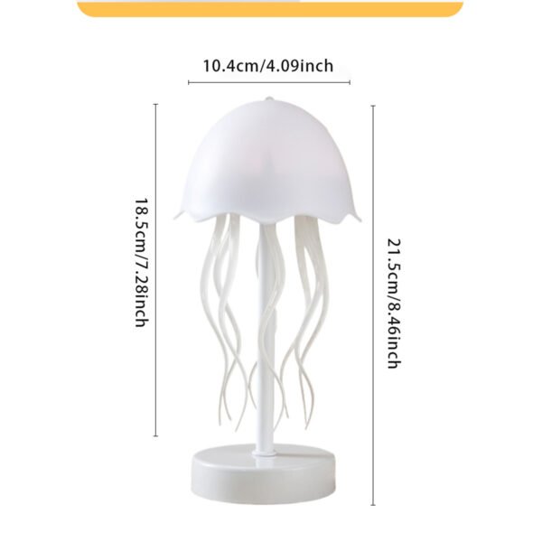 USB Rechargeable Jellyfish LED Night Light – Warm Glow, Rotatable Design, Vibrant Colors for Bedroom, Office, Camping, Indoor & Outdoor Use, Jellyfish Lamp - Image 6