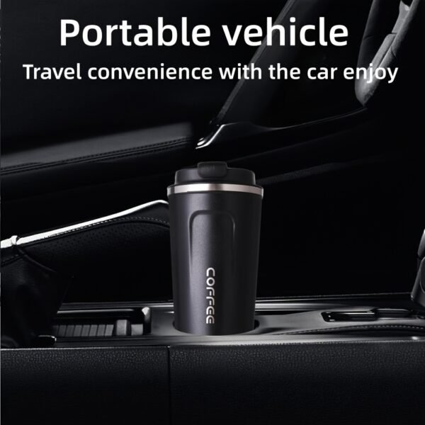380ml/510ml Double Wall Stainless Steel 1pc Insulated Coffee Mug, Leak-Proof, Portable, Sealable Lid, BPA-Free, Ideal for Outdoor Camping, Travel, Sports, Gym, Car Use, Hot and Cold Beverages, Perfect Gift - Image 10