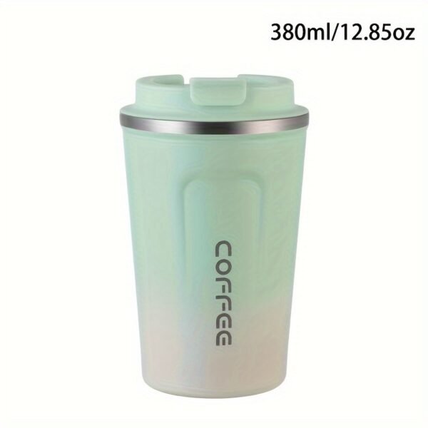 380ml/510ml Double Wall Stainless Steel 1pc Insulated Coffee Mug, Leak-Proof, Portable, Sealable Lid, BPA-Free, Ideal for Outdoor Camping, Travel, Sports, Gym, Car Use, Hot and Cold Beverages, Perfect Gift - Image 27
