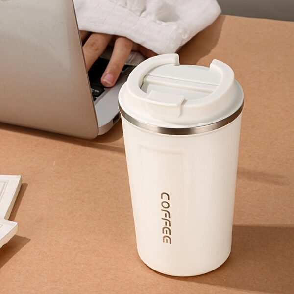 380ml/510ml Double Wall Stainless Steel 1pc Insulated Coffee Mug, Leak-Proof, Portable, Sealable Lid, BPA-Free, Ideal for Outdoor Camping, Travel, Sports, Gym, Car Use, Hot and Cold Beverages, Perfect Gift - Image 8