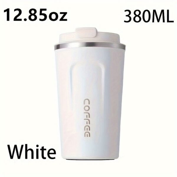 380ml/510ml Double Wall Stainless Steel 1pc Insulated Coffee Mug, Leak-Proof, Portable, Sealable Lid, BPA-Free, Ideal for Outdoor Camping, Travel, Sports, Gym, Car Use, Hot and Cold Beverages, Perfect Gift - Image 23
