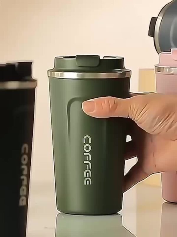 380ml/510ml Double Wall Stainless Steel 1pc Insulated Coffee Mug, Leak-Proof, Portable, Sealable Lid, BPA-Free, Ideal for Outdoor Camping, Travel, Sports, Gym, Car Use, Hot and Cold Beverages, Perfect Gift - Image 21