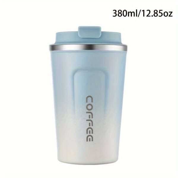 380ml/510ml Double Wall Stainless Steel 1pc Insulated Coffee Mug, Leak-Proof, Portable, Sealable Lid, BPA-Free, Ideal for Outdoor Camping, Travel, Sports, Gym, Car Use, Hot and Cold Beverages, Perfect Gift - Image 28