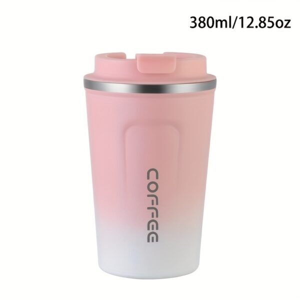 380ml/510ml Double Wall Stainless Steel 1pc Insulated Coffee Mug, Leak-Proof, Portable, Sealable Lid, BPA-Free, Ideal for Outdoor Camping, Travel, Sports, Gym, Car Use, Hot and Cold Beverages, Perfect Gift - Image 31