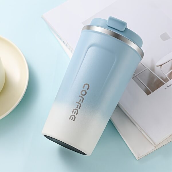380ml/510ml Double Wall Stainless Steel 1pc Insulated Coffee Mug, Leak-Proof, Portable, Sealable Lid, BPA-Free, Ideal for Outdoor Camping, Travel, Sports, Gym, Car Use, Hot and Cold Beverages, Perfect Gift - Image 14