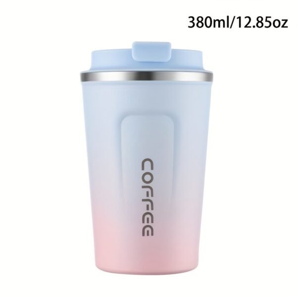380ml/510ml Double Wall Stainless Steel 1pc Insulated Coffee Mug, Leak-Proof, Portable, Sealable Lid, BPA-Free, Ideal for Outdoor Camping, Travel, Sports, Gym, Car Use, Hot and Cold Beverages, Perfect Gift - Image 30