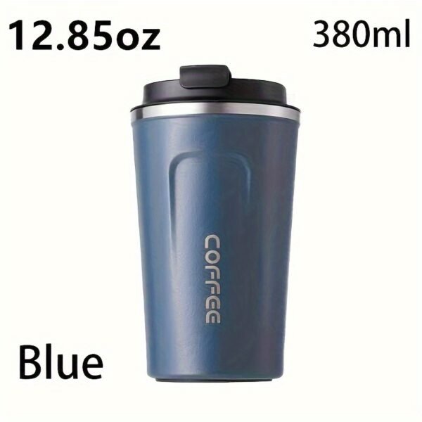 380ml/510ml Double Wall Stainless Steel 1pc Insulated Coffee Mug, Leak-Proof, Portable, Sealable Lid, BPA-Free, Ideal for Outdoor Camping, Travel, Sports, Gym, Car Use, Hot and Cold Beverages, Perfect Gift - Image 26
