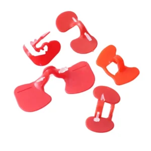 BT New Lightweight Chicken Anti-pecking Plastic Eye Glasses with Bolt for Poultry 6-Month Warranty Sizes 4.5/5.5/7cm