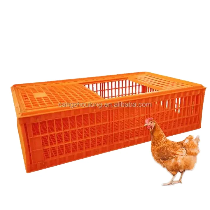 Live Poultry Transport Crate Plastic Chicken Transport Cage Pigeon Broiler Duck Cage