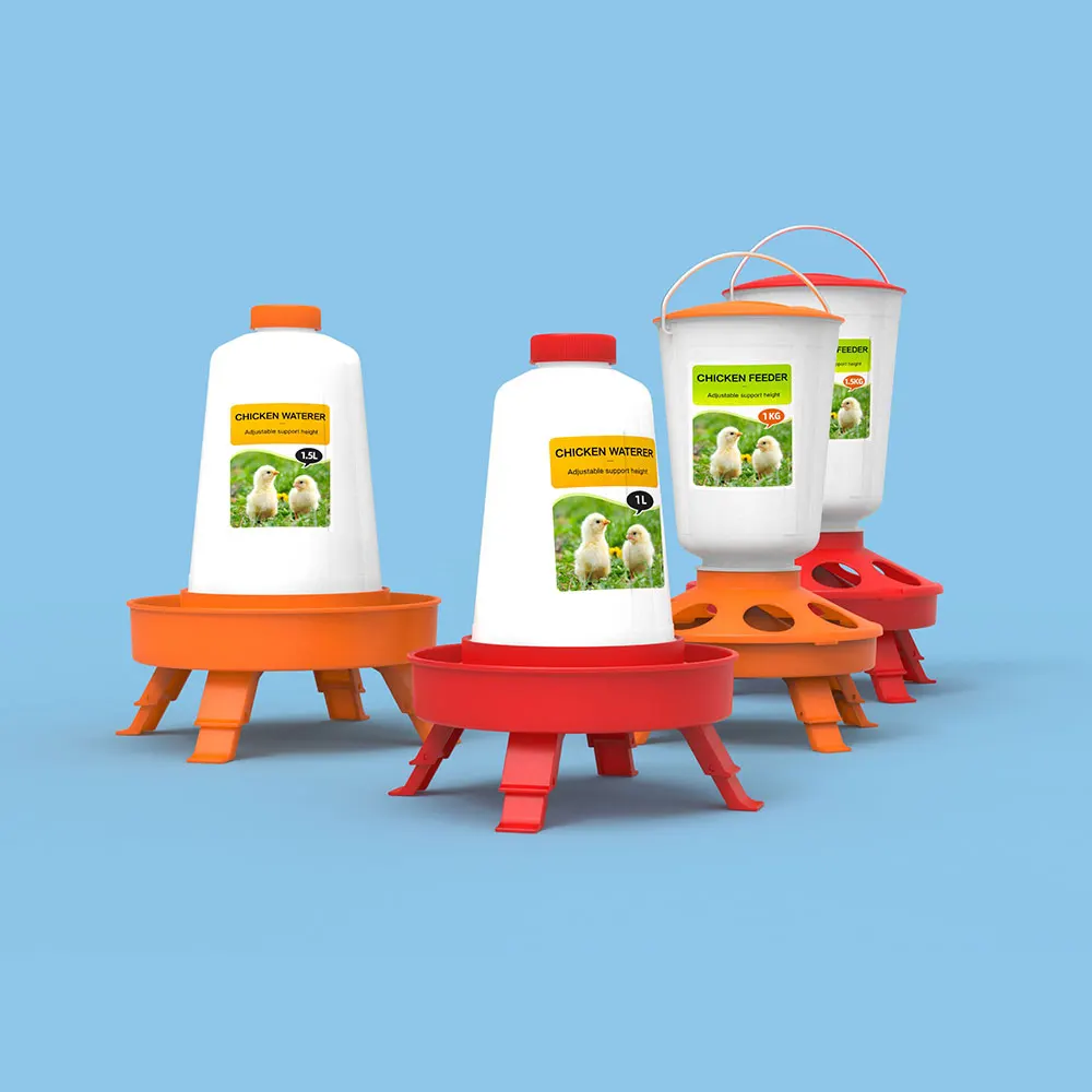 Coofull 1kg 1.5kg Feeder with Leg Poultry Plastic Feeder and Drinker with Leg - Image 7