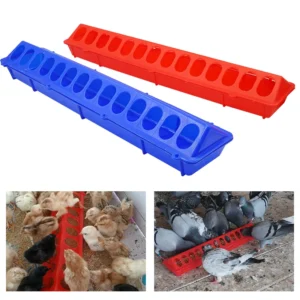 50 Cm Flip-Top Poultry Ground Feeder Chicken Poultry Feeder Trough Chicken Farming Tool Pheasant Feeding Bucket Quality Chick