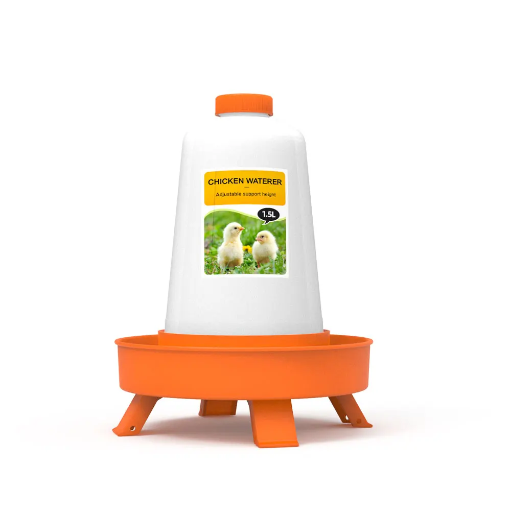 Coofull 1kg 1.5kg Feeder with Leg Poultry Plastic Feeder and Drinker with Leg - Image 6