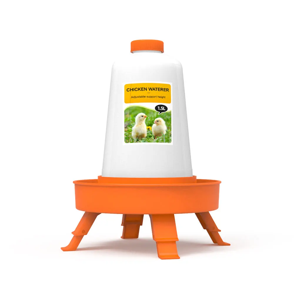Coofull 1kg 1.5kg Feeder with Leg Poultry Plastic Feeder and Drinker with Leg - Image 11