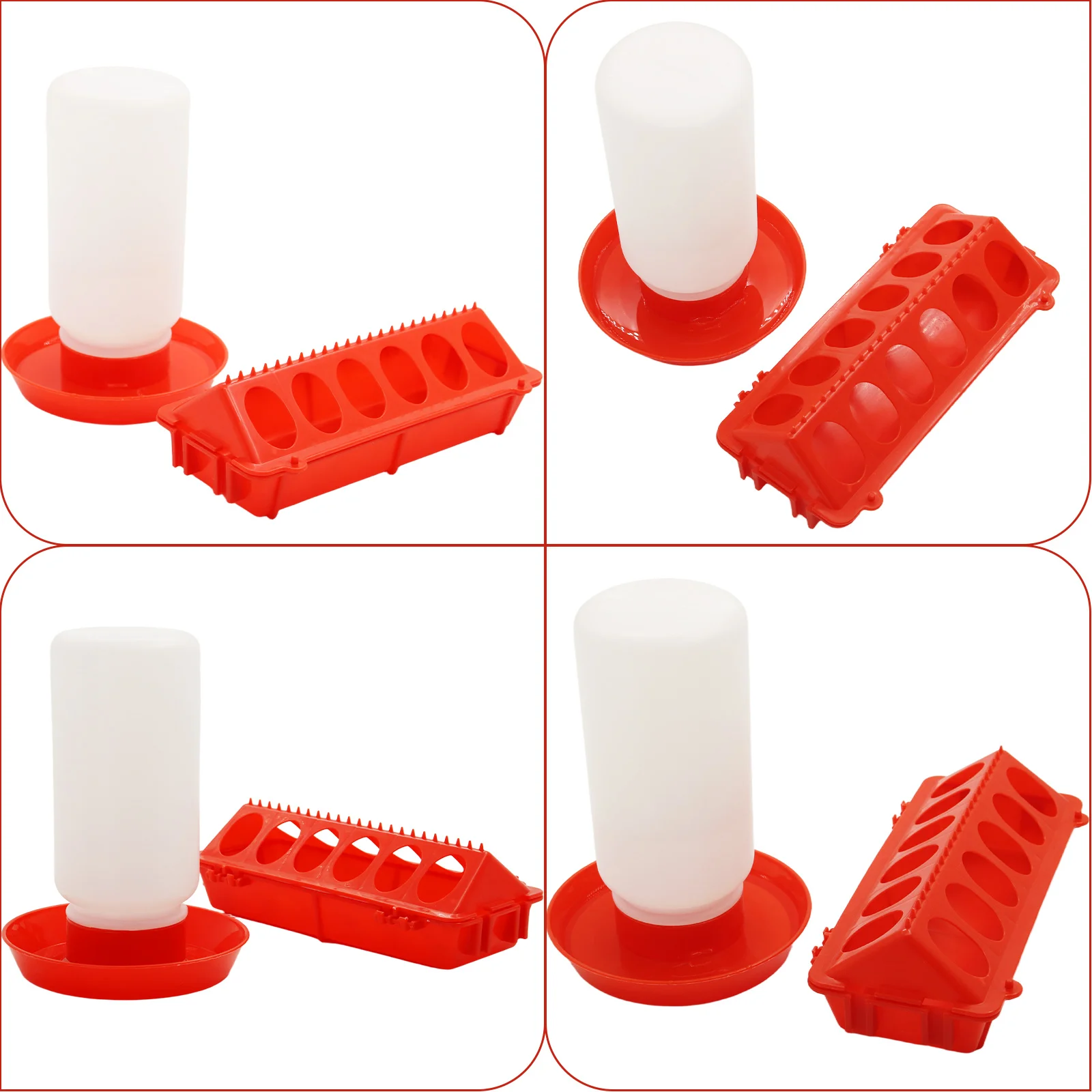 Chicken Feeder Automatic Water Feeder For Chicks Quails Chicks Feed Box Automatic Feeder Small Automatic Water Dispenser - Image 5